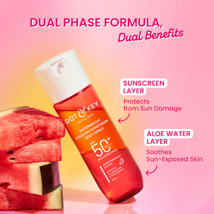 Dot n key Watermelon Body Sunscreen Spray SPF 50+ PA+++
