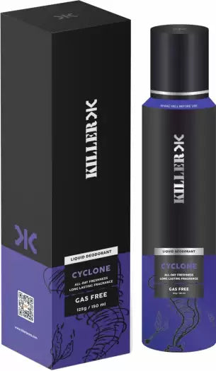 KILLER Cyclone No Gas Deodorant Spray
