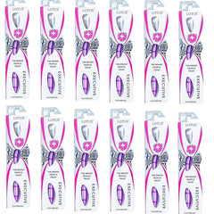 Lotus Toothbrush Extra Soft Bristles Executive Toothbrush|(Multi Colour) - Manual, Adult Pack Of 12