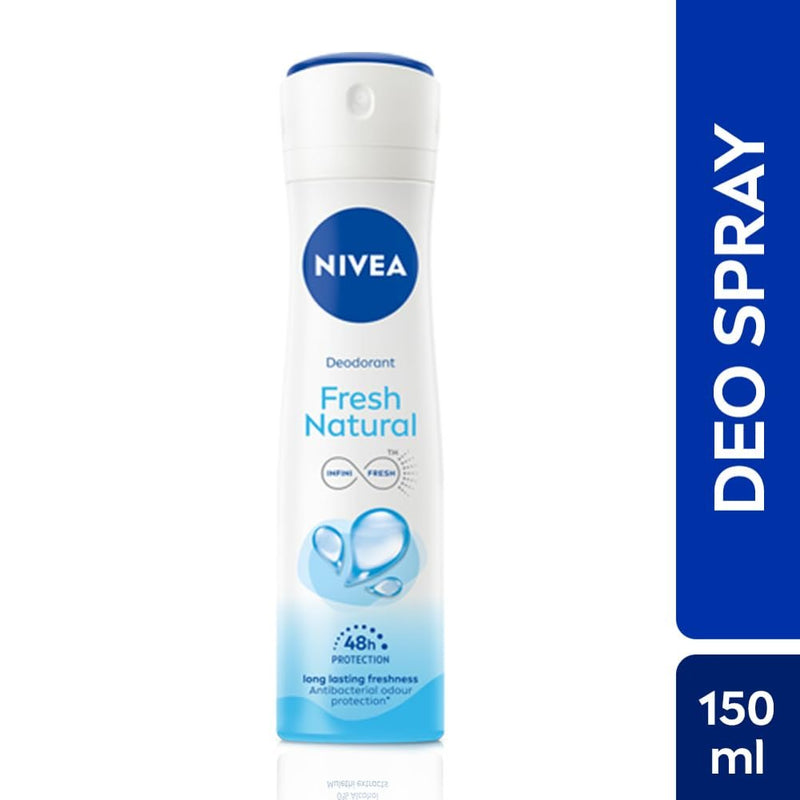 NIVEA Women Fresh Natural Deodorant Spray, 150Ml