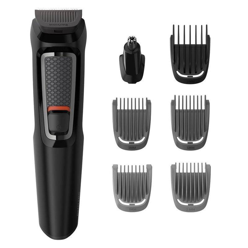 Philips Series 3000 7-in-1 Multi Grooming Kit for Beard & Hair with Nose Trimmer Attachment - MG3721