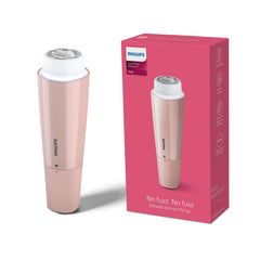 Philips Cordless Facial Hair Remover with Wide Hypoallergenic Head for gentle experience at home BRR454/00