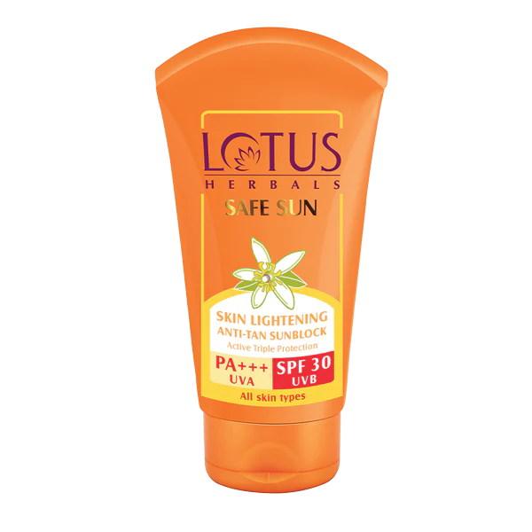 SAFE SUN WHITENING+ SUNBLOCK CRÈME SPF-30 PA+++ 100gm