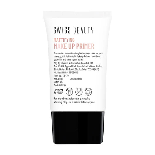 Swiss Beauty Mattifying Makeup Primer
