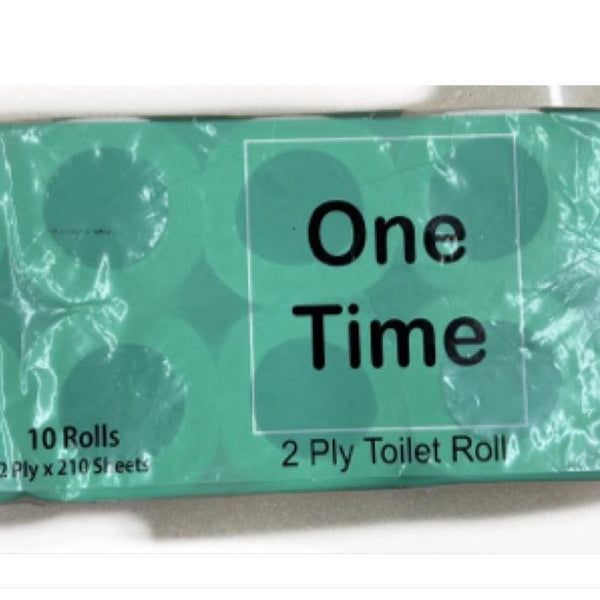 ONE TIME TOILET TISSUE 10PK