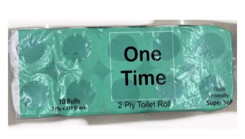 ONE TIME TOILET TISSUE 10PK