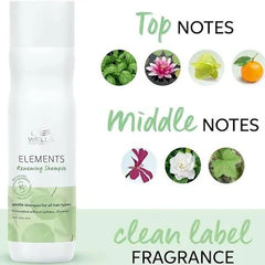 Wella Professionals Elements Renewing Shampoo | Sulfate, Silicone & Paraben-Free | 250 ml | For Shiny, Frizz-Free Hair  | Vegan & Cruelty-Free