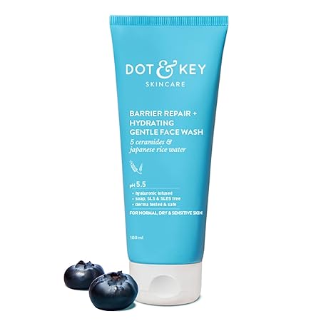 DOT n KEY Blueberry  Barrier Repair + Hydrating Gentle Face Wash