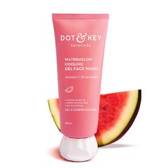 Dot n Key Watermelon Cooling Gel Face Wash With Vitamin C & Cucumber | Face Wash