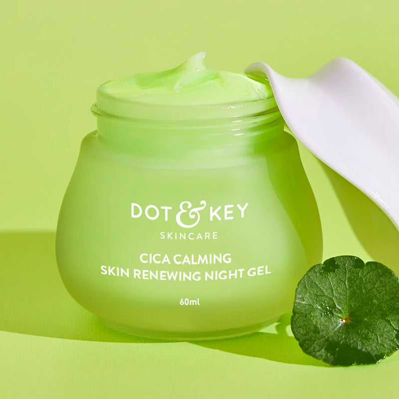 dot n key Cica & Niacinamide Night Gel for Oily & Acne Prone Skin