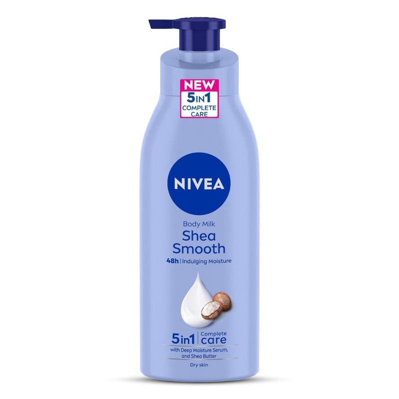 NIVEA Shea Smooth 400ml Body Lotion | 48 H Moisturization | With Deep Moisture Serum & Shea Butter