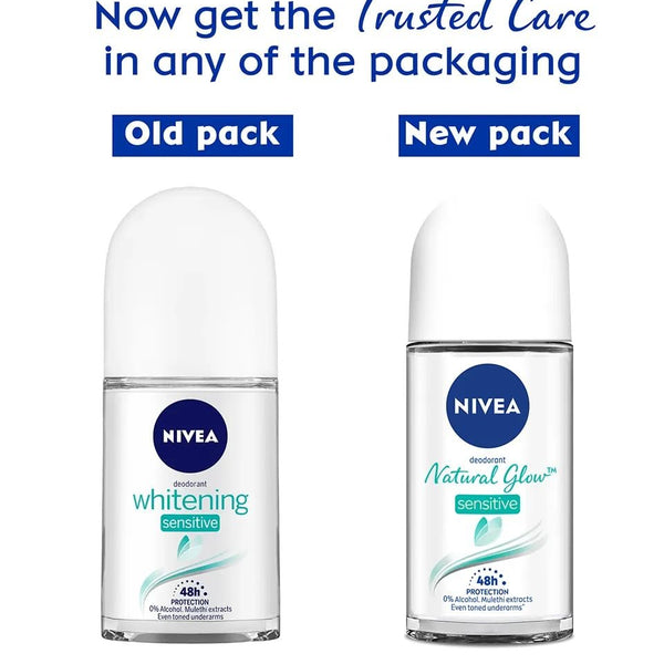 Nivea Female Whitening Sensitive Roll On 25Ml