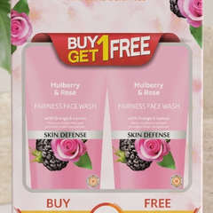 Vlcc Mulberry & Rose Face Wash (Twin Pack)