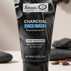 Estonia Charcoal Face Wash Deep Cleansing Skin.