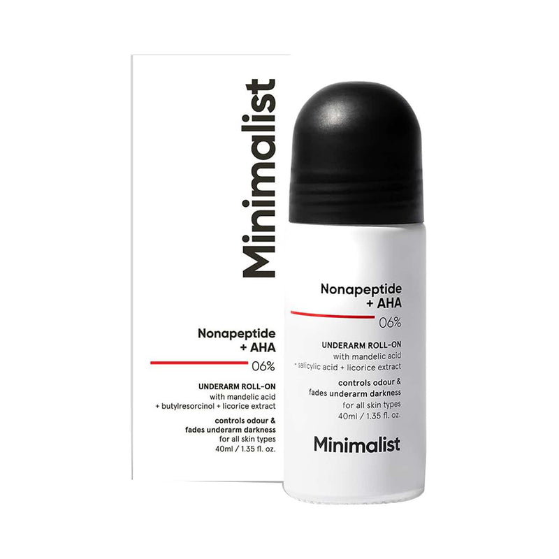 Minimalist Nonapeptide + AHA 06% Underarm Roll-On (40 ml)
