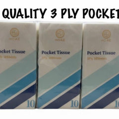 POCKET TISSUE 3 Ply premium quality