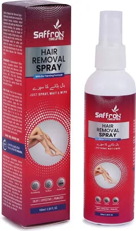 Saffron Naturals De Tanning Formula for Women Hair Removal Spray  (100 ml)