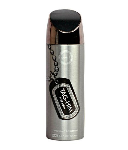 Armaf Deo Tag Him Silver Colour Body Spray For Men 200 ml