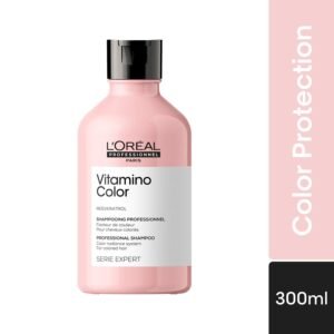 L’Oréal Professionnel Vitamino Color Shampoo for Colored Hair - 300ml | Professional Color Protect Shampoo, Stop Color Fading & Get Shiny Hair | With Resveratrol