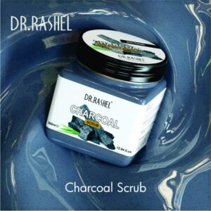 DR.RASHEL Charcoal Scrub For Face & Body (380 Ml)